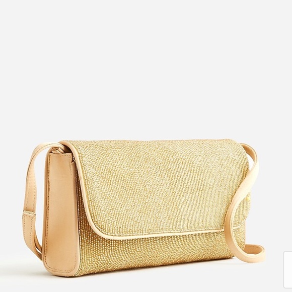 J Crew Florence Convertible Clutch with Beads, NWT - Picture 2 of 6